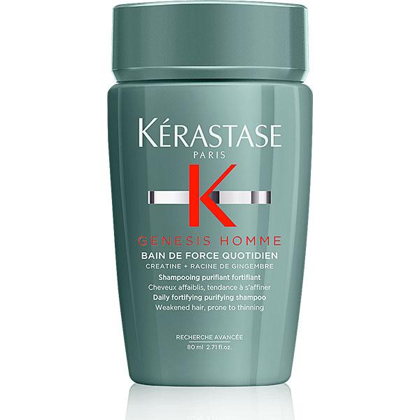 Шампунь Керастаз Генезис мужской очищающий и укрепляющий 80ml - Kerastase Genesis Homme Bain de Force - фото 2 - id-p184260166