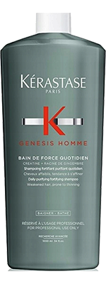 Шампунь Керастаз Генезис мужской очищающий и укрепляющий 1000ml - Kerastase Genesis Homme Bain de Force - фото 1 - id-p184260167