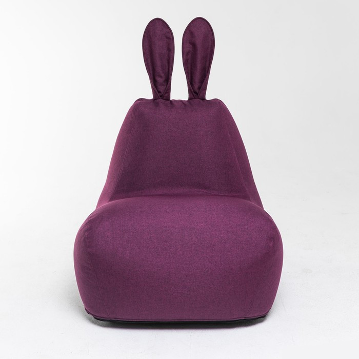 Кресло-мешок «Зайчик», размер 80x90 см рогожка, цвет фиолетовый - фото 2 - id-p184261604