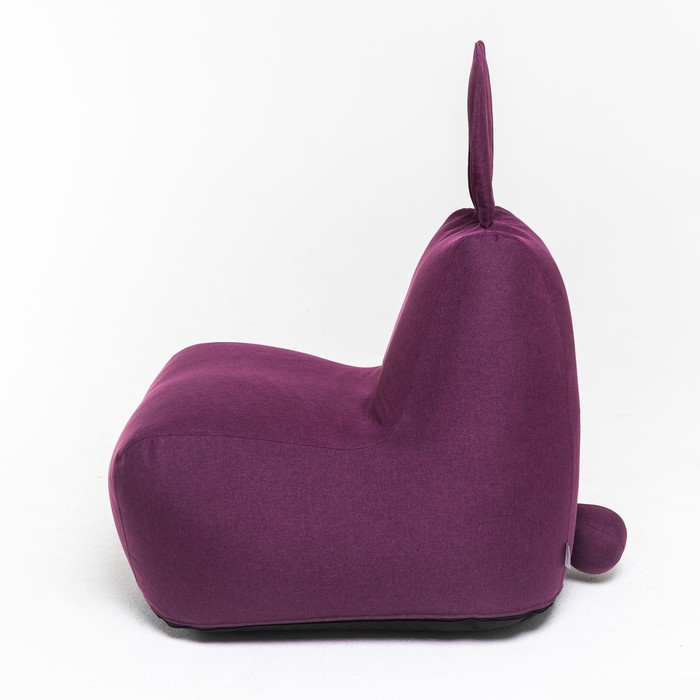 Кресло-мешок «Зайчик», размер 80x90 см рогожка, цвет фиолетовый - фото 3 - id-p184261604