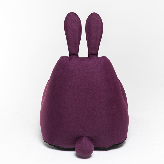Кресло-мешок «Зайчик», размер 80x90 см рогожка, цвет фиолетовый - фото 4 - id-p184261604