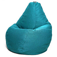 Кресло-мешок «Груша» Позитив, размер XXXL, диаметр 110 см, высота 145 см, рогожка, цвет голубой