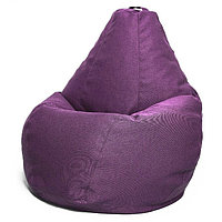 Кресло-мешок «Груша» Позитив, размер XXXL, диаметр 110 см, высота 145 см, рогожка, цвет сиреневый