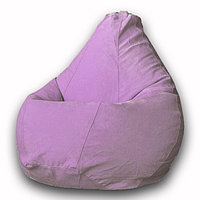 Кресло-мешок «Груша» Позитив Modus, размер XXXL, диаметр 110 см, высота 145 см, велюр, цвет розовый