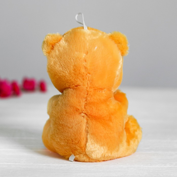 Мягкая игрушка «Медведь с сердцем», пайетки, розово-серебряный - фото 2 - id-p184262443
