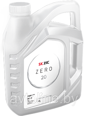 Масло моторное ZIC ZERO 20 0W20 (4л) 162035