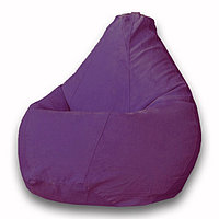 Кресло-мешок «Груша» Позитив Modus, размер XL, диаметр 95 см, высота 125 см, велюр, цвет фиолетовый
