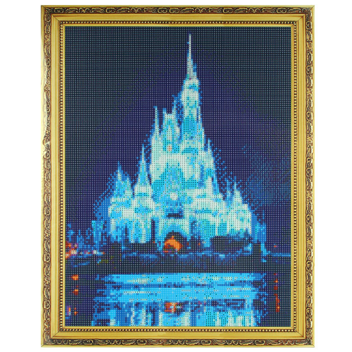 Алмазная живопись 40*50 см, сказочный замок - фото 3 - id-p184263695