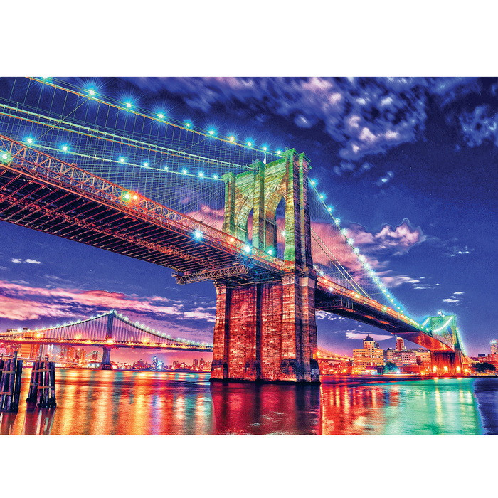 Алмазная живопись 50*65 см, Бруклинский мост