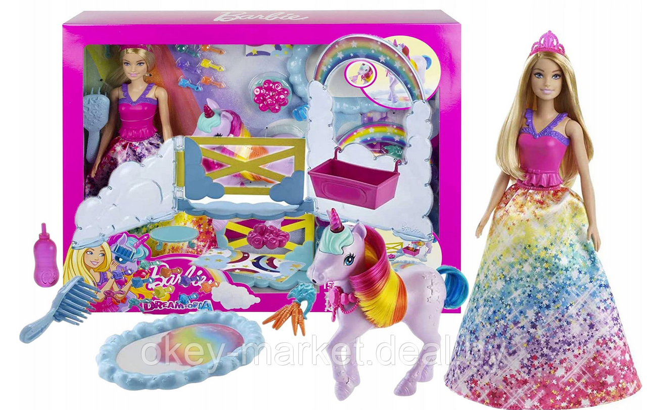 Игровой набор Barbie Кукла и единорог серия Дримтопия - фото 5 - id-p184263867