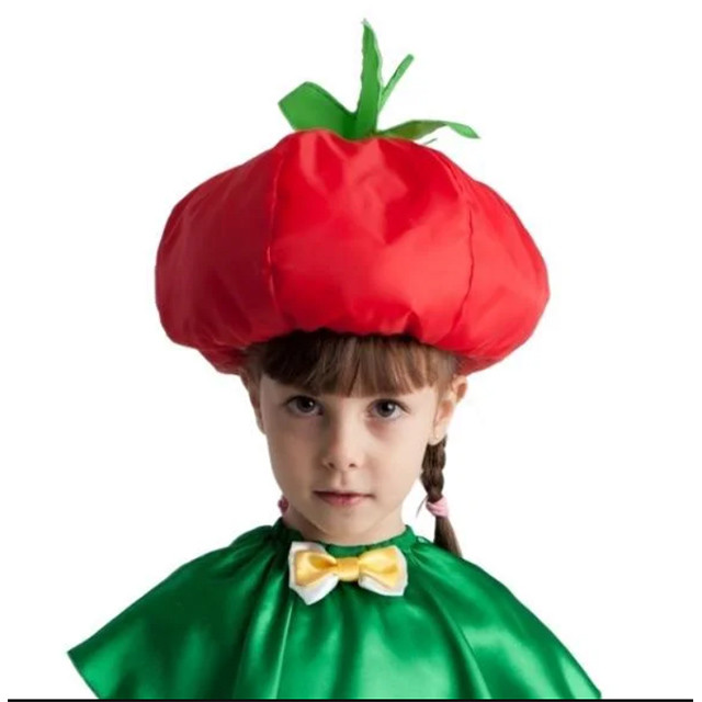 Карнавальная шапочка Овощ Помидор 0А-00000268 / Минивини - фото 1 - id-p184269240