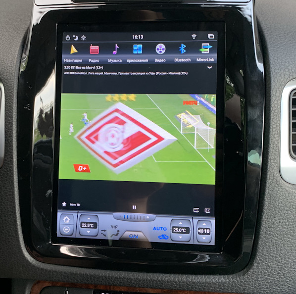 Штатное головное мультимедийное устройство VW Touareg 2011+ Tesla-Style Android 9.0 - фото 2 - id-p122686864