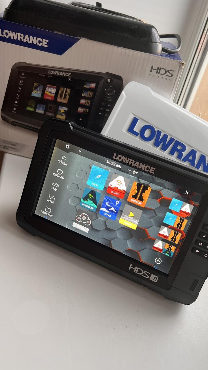 Эхолот-картплоттер Lowrance HDS-9 Carbon с датчиком 3в1 ( аналог HDS LIVE) 2023