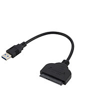 Кабель-переходник USB3.0 на SATA 22pin, для жестких дисков