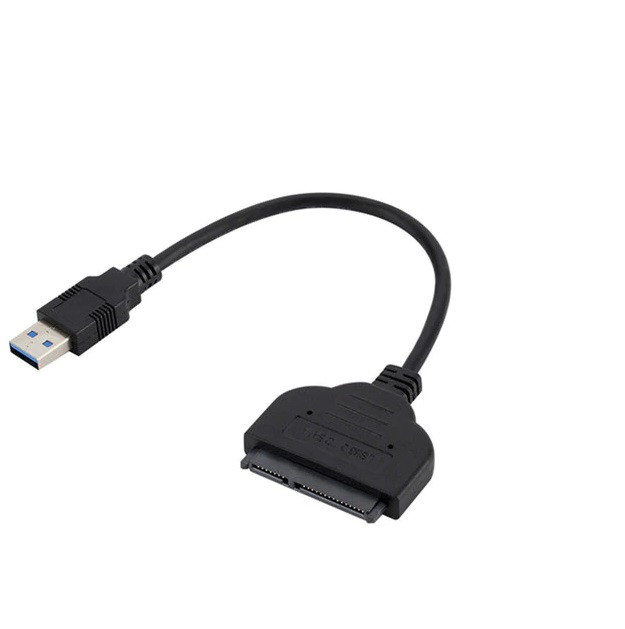 Кабель-переходник USB3.0 на SATA 22pin, для жестких дисков - фото 1 - id-p184276791