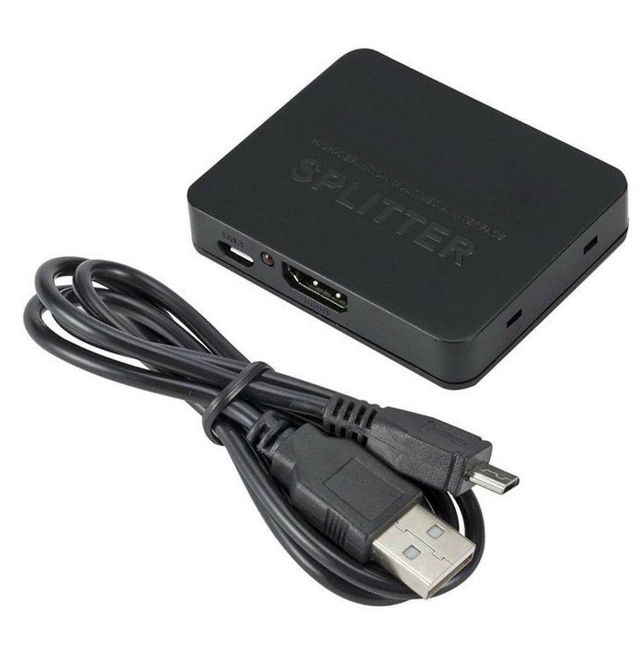 Разветвитель HDMI - 2xHDMI (v.1.4) (Splitter), активный