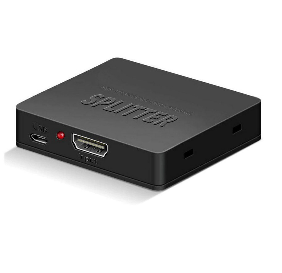 Разветвитель HDMI - 2xHDMI (v.1.4) (Splitter), активный - фото 4 - id-p184277661