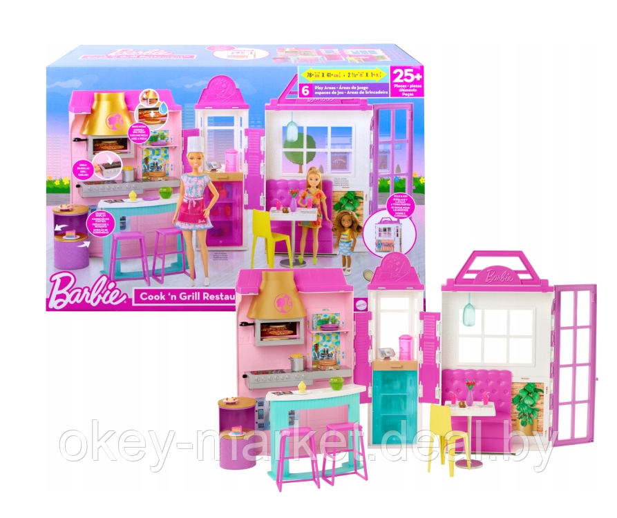 Игровой набор Barbie Ресторан GXY72 - фото 5 - id-p66702943