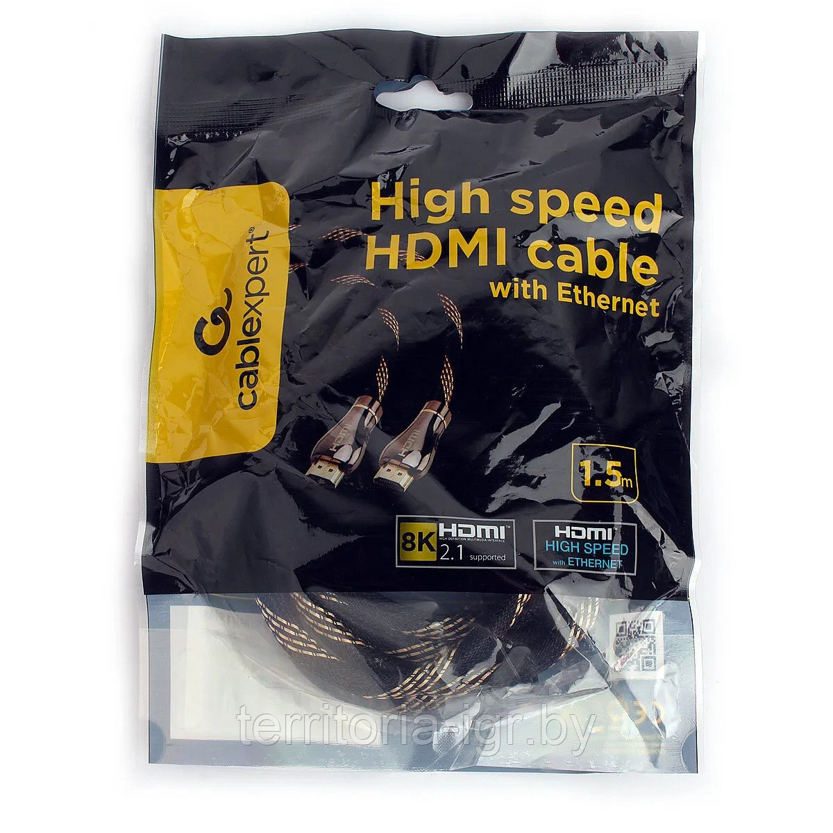 Кабель HDMI A вилка - HDMI A вилка CCP-HDMI8K-1.5M ver.2.1 1.5м. Cablexpert