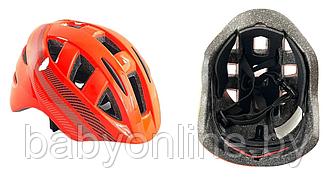 Велосипедный защитный шлем арт IN11-S-OR Размер 40-44 см с регулировками