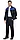 Костюм "СИРИУС-ФАВОРИТ" куртка, брюки т.синий с васильковым и лимонным, фото 3