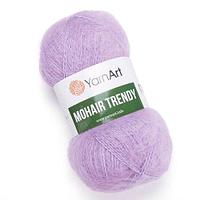 Пряжа Ярнарт Мохер Тренди (Yarnart Mohair Trendy) цвет 138 сирень