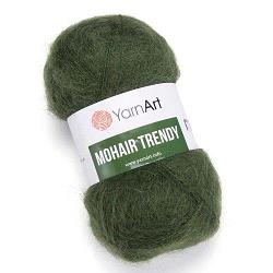 Пряжа Ярнарт Мохер Тренди (Yarnart Mohair Trendy) цвет 111 хаки