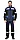 Костюм мужской летний «СИРИУС-ПОЛИНОМ» куртка и брюки, синий с черным и васильковым, СОП, фото 8