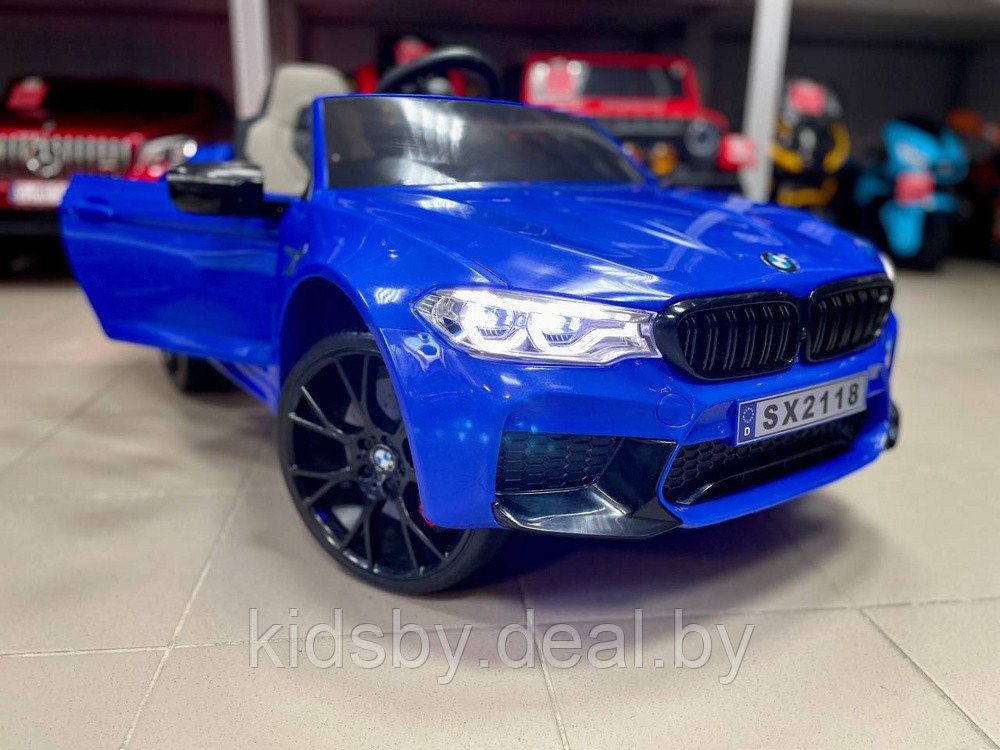 Детский электромобиль RiverToys BMW M5 A555MP (синий) Лицензия - фото 2 - id-p170242669