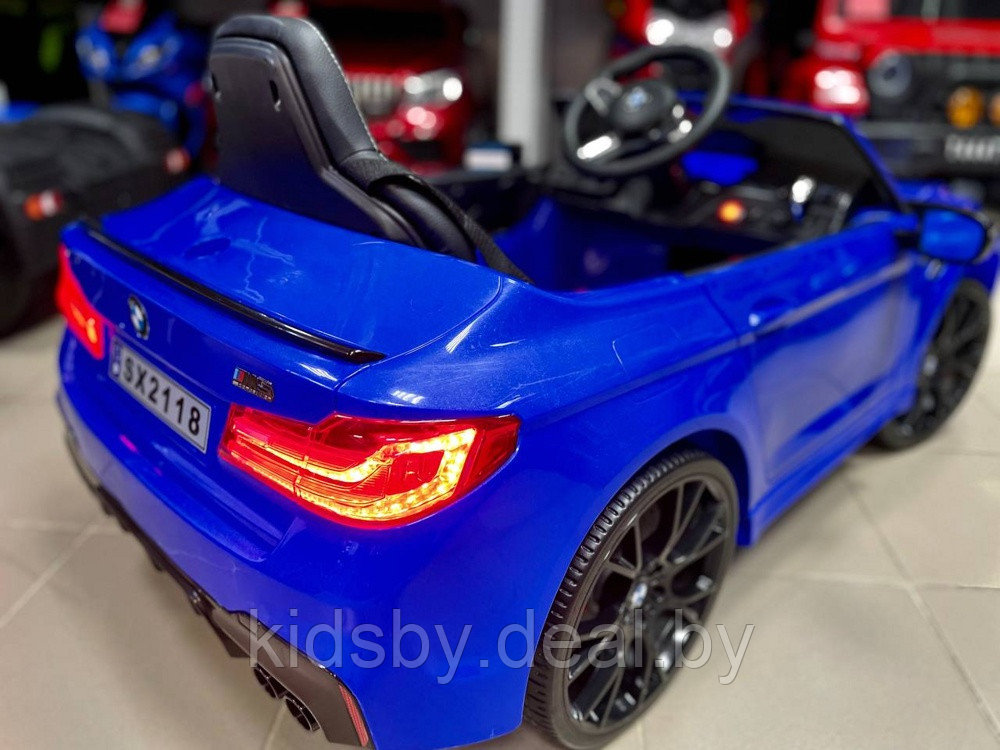 Детский электромобиль RiverToys BMW M5 A555MP (синий) Лицензия - фото 6 - id-p170242669