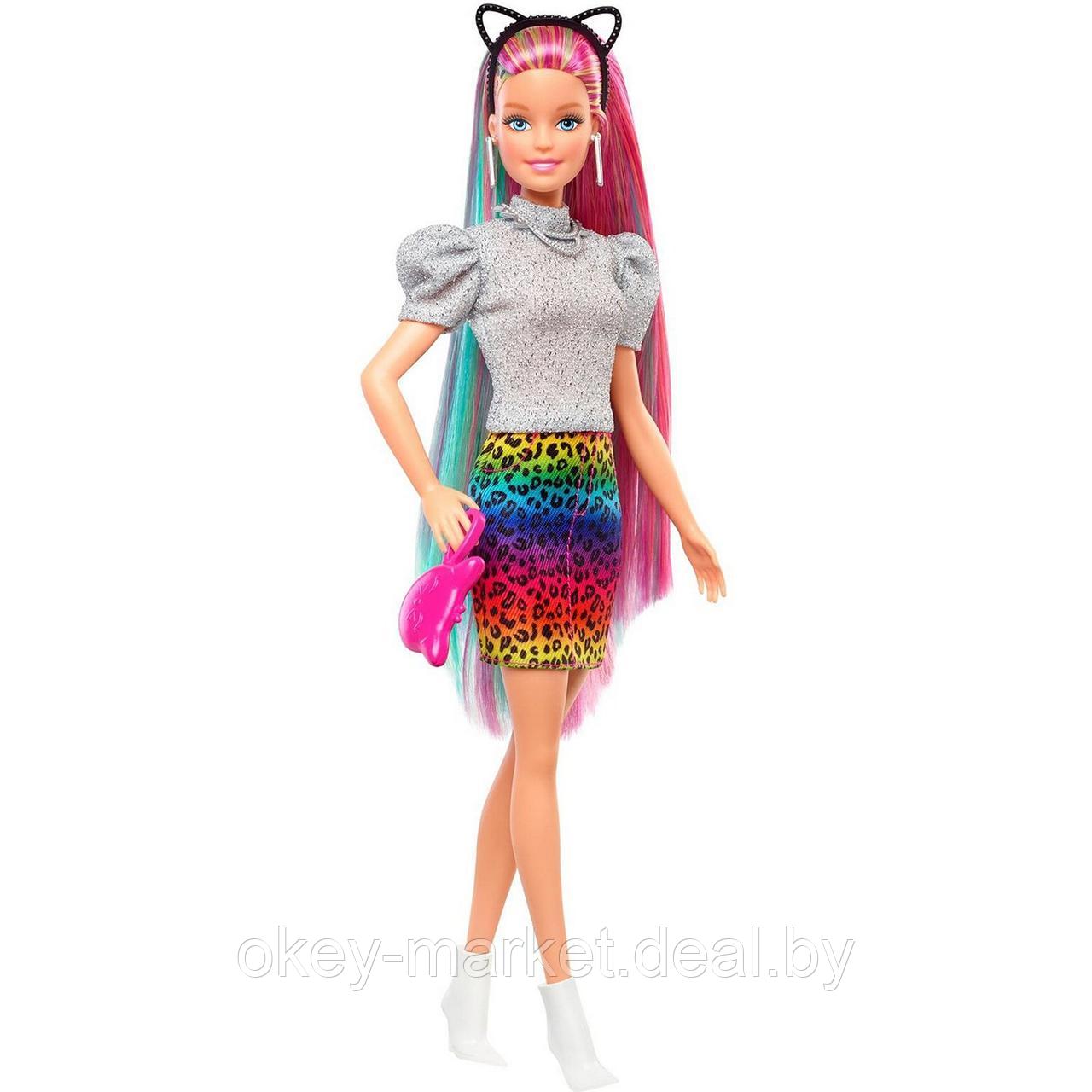 Игровой набор Barbie Разноцветные волосы GRN81 - фото 3 - id-p184294641