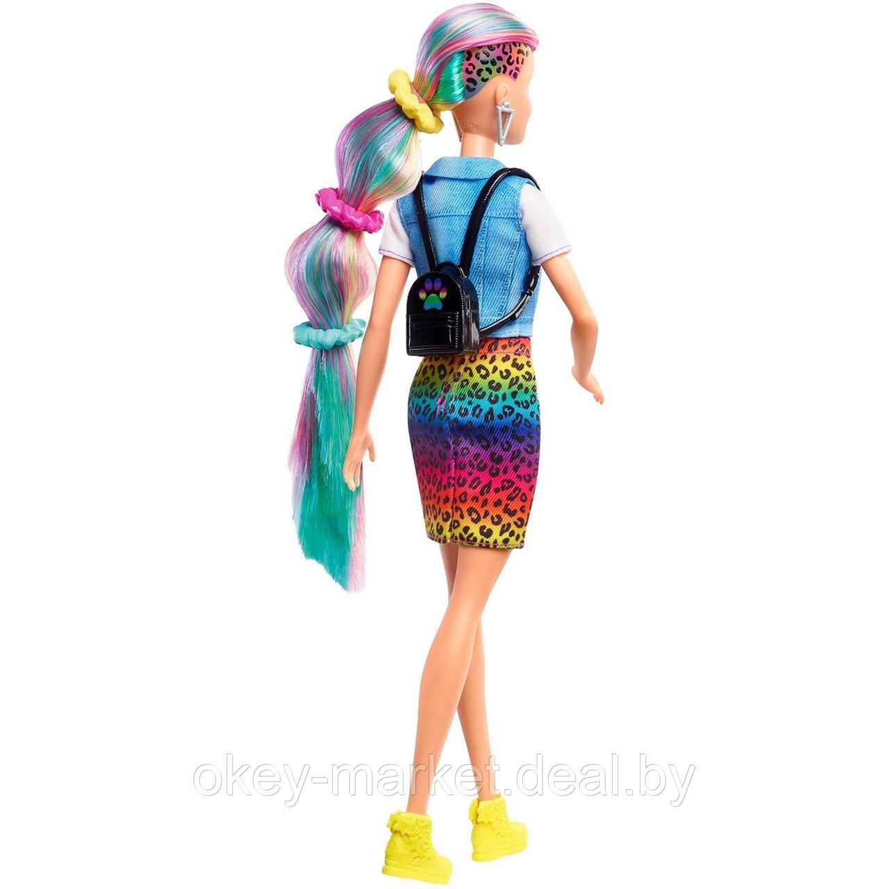 Игровой набор Barbie Разноцветные волосы GRN81 - фото 4 - id-p184294641