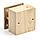 65015К - Коробка распаячная для о/п, коричневая, (85х85х42) ip40, фото 5