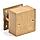 65015К - Коробка распаячная для о/п, коричневая, (85х85х42) ip40, фото 6