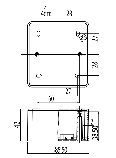 65015-08М - Коробка распаячная для о/п, дуб на темной основе, (85х85х42) ip40, фото 2