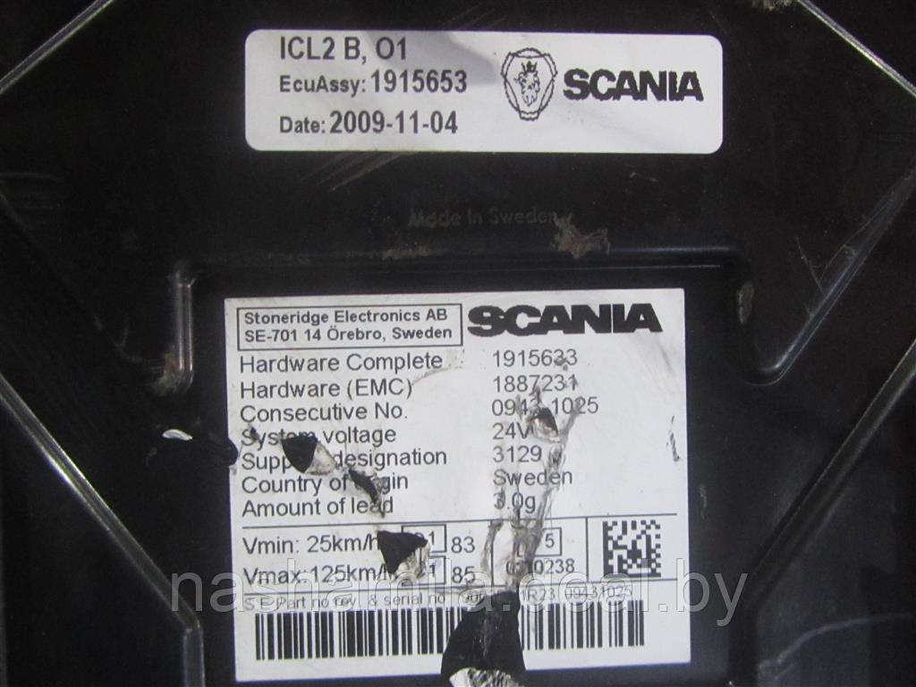 Щиток приборов (приборная панель) Scania 5-series - фото 3 - id-p184324837
