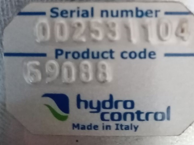 Клапан управления (Джойстик) HC-RCX, код 59088 (HPCJ3G21ESS0423001 по каталогу "Bondioli&Pavesi")