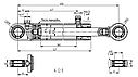 Гидроцилиндр 208А.45.05.500-03, фото 2
