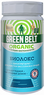 Green Belt - Биолокс биопрепарат для очистки воды в пруду/ бассейне (туба 180 гр)