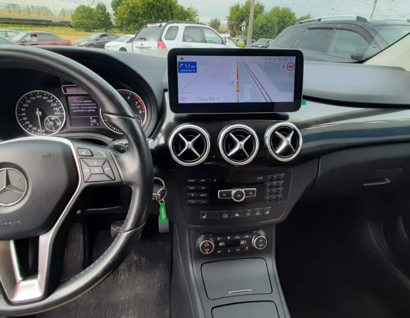 Штатное головное устройство Parafar для Mercedes Benz A class (2012-2015) w176 разрешение 1920*720 на Android - фото 4 - id-p93497415