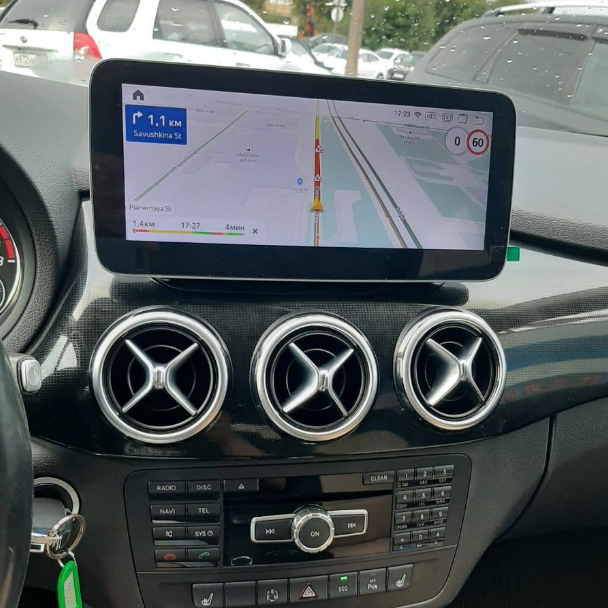 Штатное головное устройство Parafar для Mercedes Benz CLA (2013-2014) c117 NTG 4.5/4.7 поддержка CarPlay - фото 2 - id-p184341463