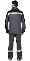 Костюм сварщика СИРИУС-ГЕРКУЛЕС летний, куртка, п/к т.серый с черным, СОП 50мм, фото 3
