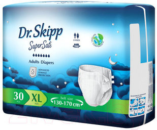 Подгузники для взрослых Dr.Skipp Super Safe XL4