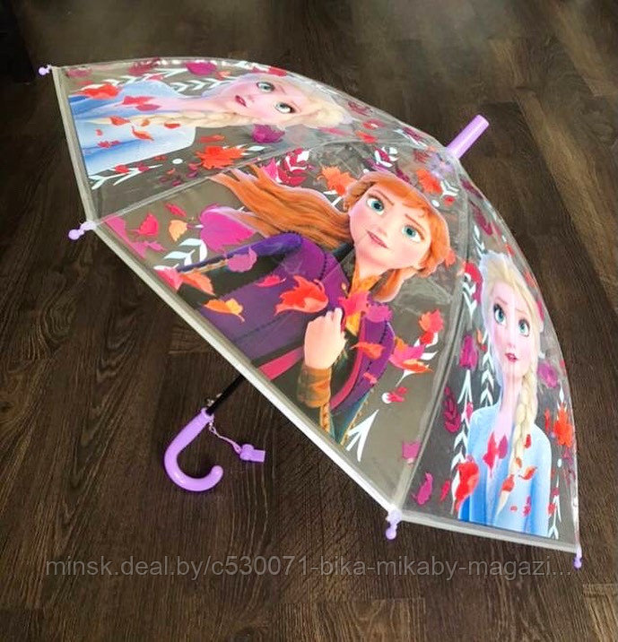 Детский зонтик со свистком (Холодное сердце) - фото 2 - id-p184367126