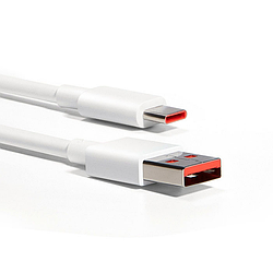 Кабель Xiaomi 6A Type-C Fast Charging Data Cable White 1м