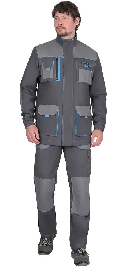 Костюм "СИРИУС-Двин" куртка, брюки со ср.серым - фото 1 - id-p184367218