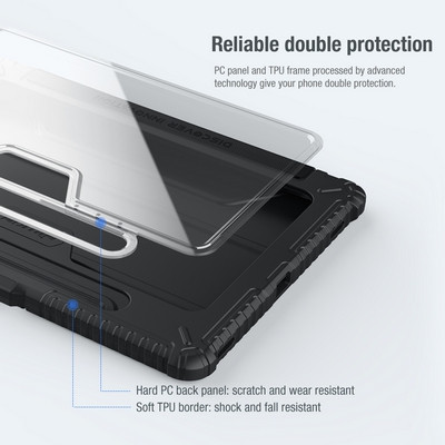 Защитный чехол Nillkin Bumper Leather Case Pro Черный для Samsung Galaxy Tab S8 Plus - фото 7 - id-p184367222