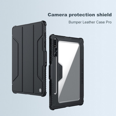 Защитный чехол Nillkin Bumper Leather Case Pro Черный для Samsung Galaxy Tab S8 Plus - фото 9 - id-p184367222