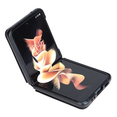Кожаный чехол Nillkin Qin Pro Plain Leather Case Черный для Samsung Galaxy Z Flip 3 - фото 3 - id-p184367257