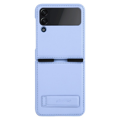 Кожаный чехол Nillkin Qin Pro Plain Leather Case Лавандовый для Samsung Galaxy Z Flip 3 - фото 1 - id-p184367258